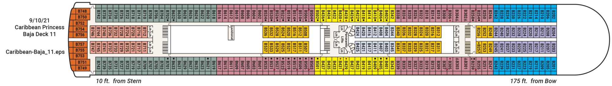 Deck 11 plan